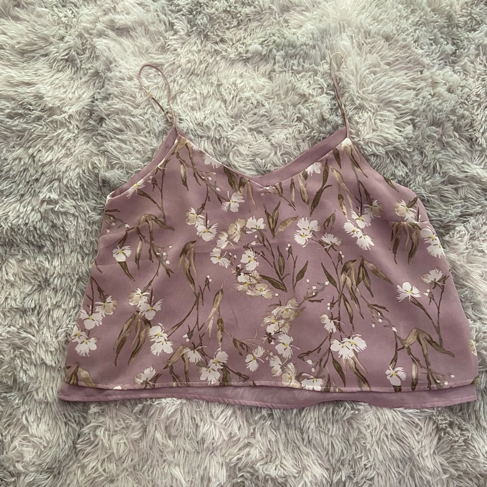 Cute cami floral tank top